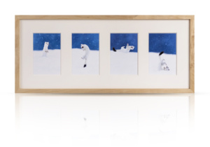 Les petites folies de blanche hermine - Quadriptyque