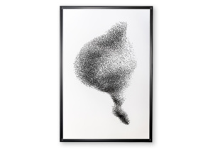 Calligraphie céleste n° 1 - Tirage d'art encadré